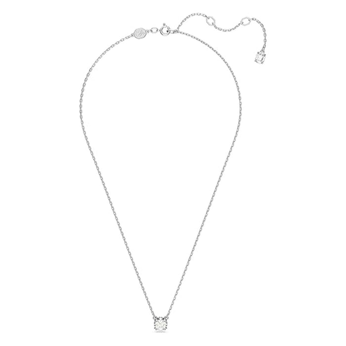 Swarovski Women's White Crystals on a Rhodium Finish Setting Constella Pendant Necklace - 5636706