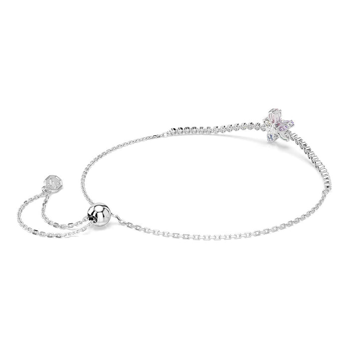 Swarovski Women's Multicolor Mixed Cut Flower Rhodium Plated  Ariana Grande x Bracelet - 5749187