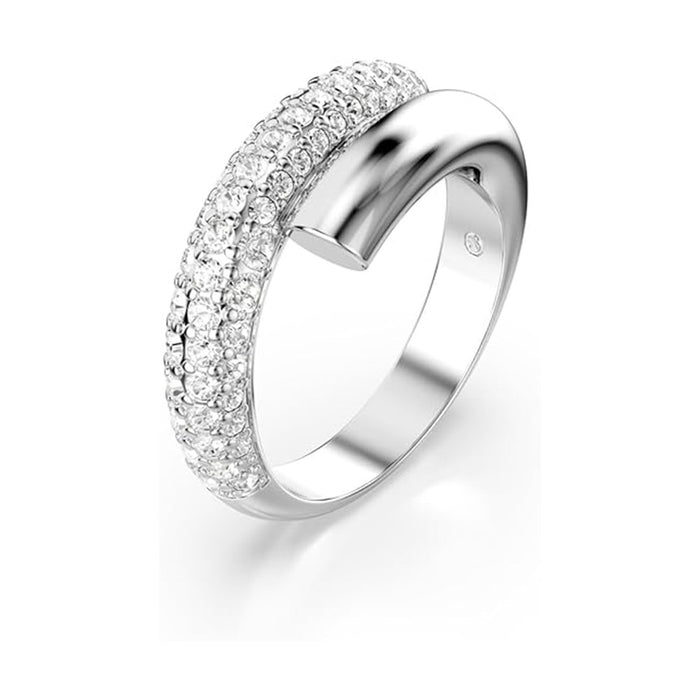 Swarovski Clear Size 6 Crystal Rhodium Finished Dextera Ring - 5695935
