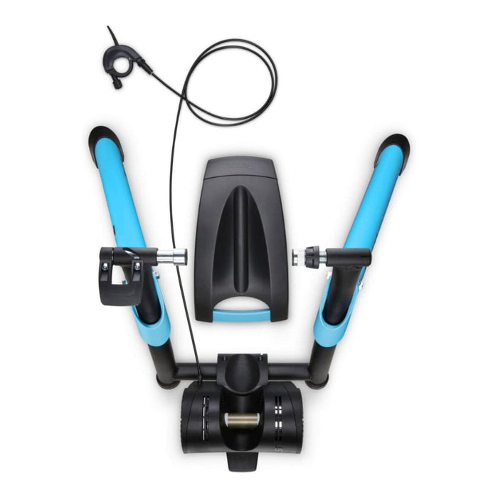 Garmin Unisex Black/Blue Indoor Bike Trainer With Magnetic Brake Speed Sensor Included To Track and Train With Your Favorite Apps TacX Boost Trainer Bundle - 010-02419-02