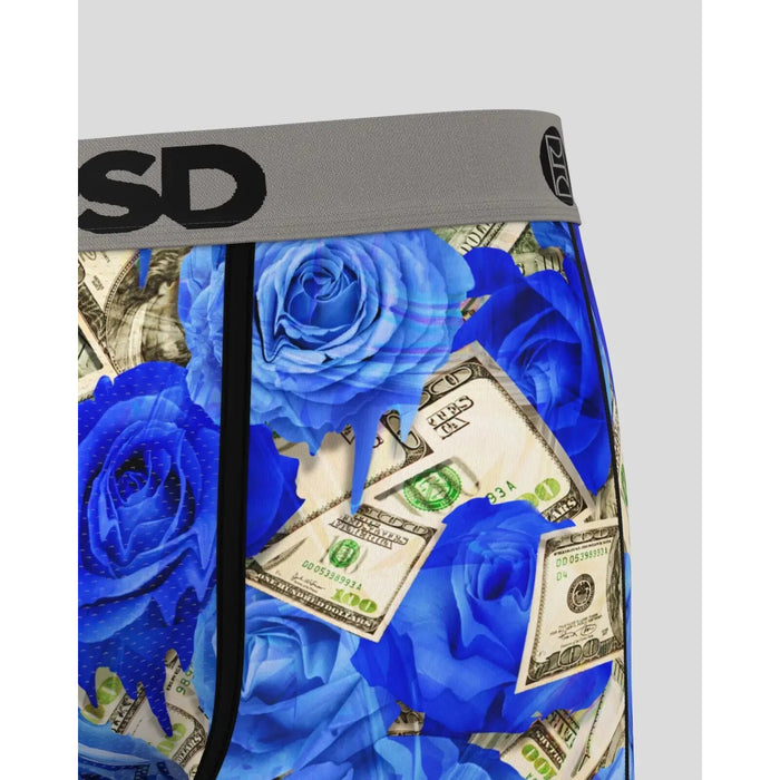 PSD Men's Multicolor Ro$Es Melt Boxer Briefs Large Underwear - 224180021-MUL-L
