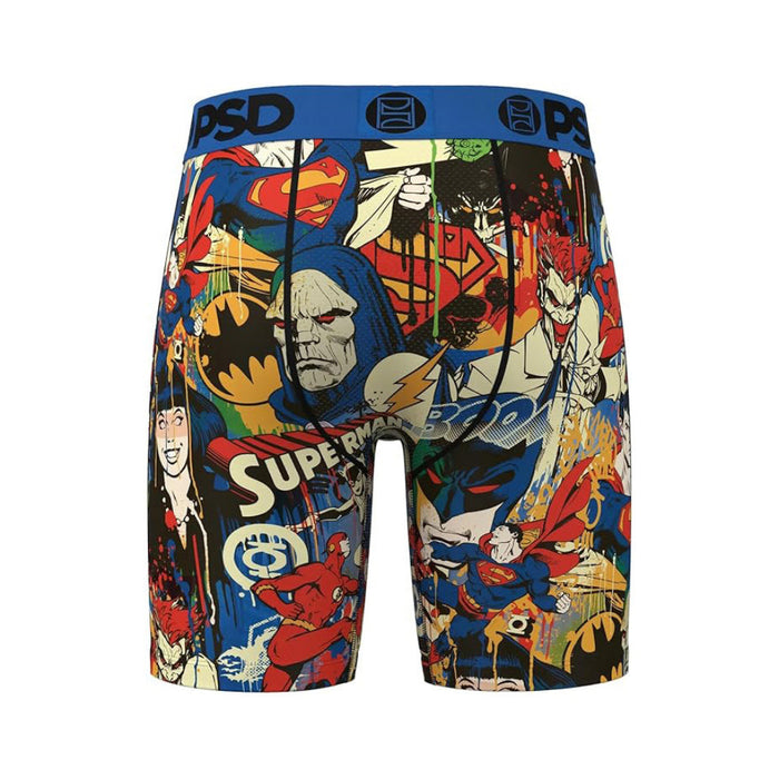 PSD Men's Multicolor Dc Squad Boxer Briefs Extra Large Underwear - 424180032-MUL-XL