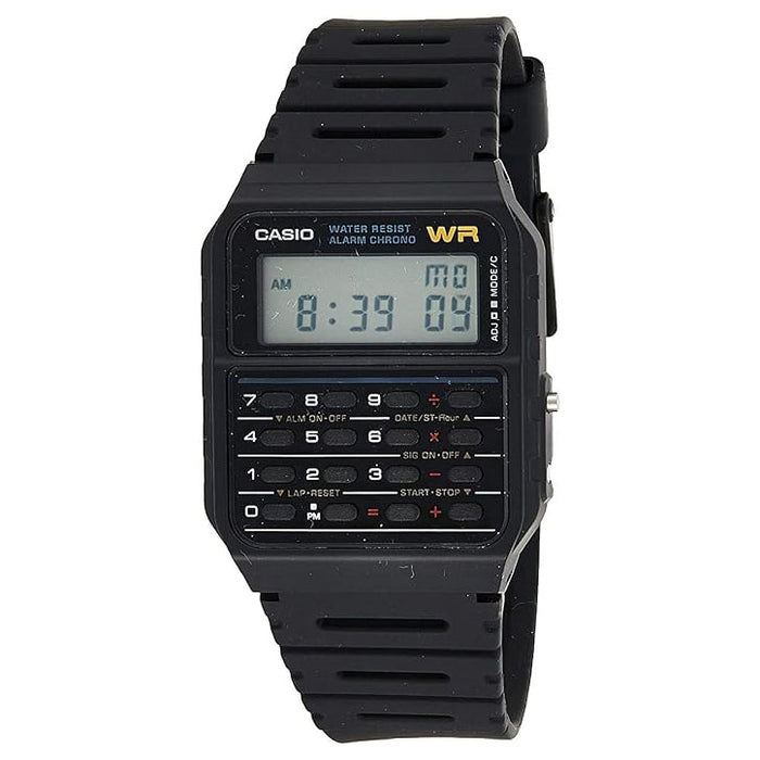 Casio Men's Black dial Black Band Digital Quartz Watch - CA-53W-1Z