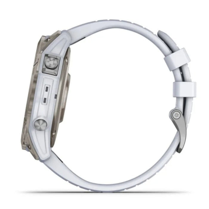 Garmin epix Pro (Gen 2) Sapphire Edition 51mm Whitestone Advanced Training Technology Built-in Flashlight High Performance Smartwatch - 010-02804-10