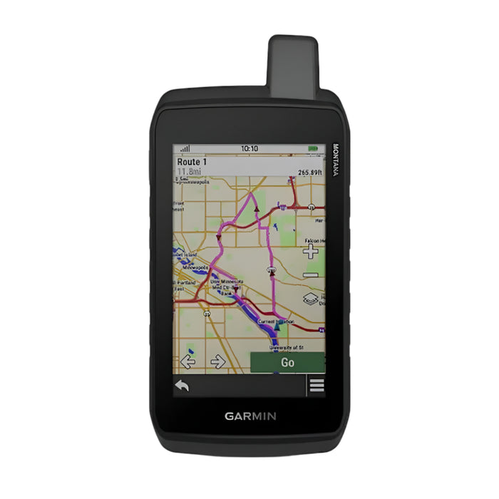 Garmin Montana® 710 Unisex Black Satellite Imagery And Maps For Routing On Roads And Trails Rugged GPS Handheld Navigator With Large 5-inch Glove-Friendly Touchscreen - 010-02963-00