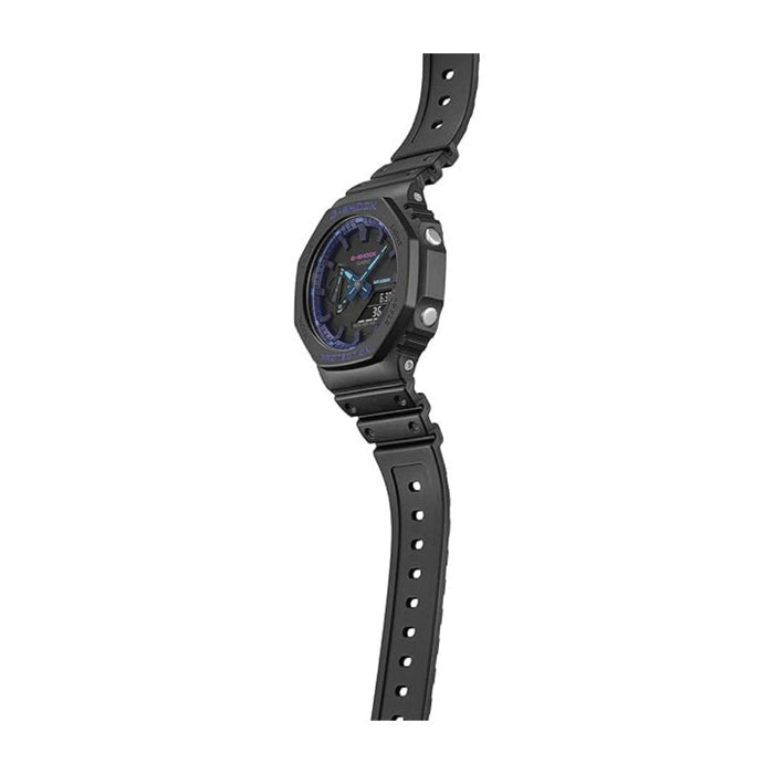 Casio Men's Black Dial Black Resin Band Analog-Digital G-Shock Quartz Watch - GA-2100VB-1ADR