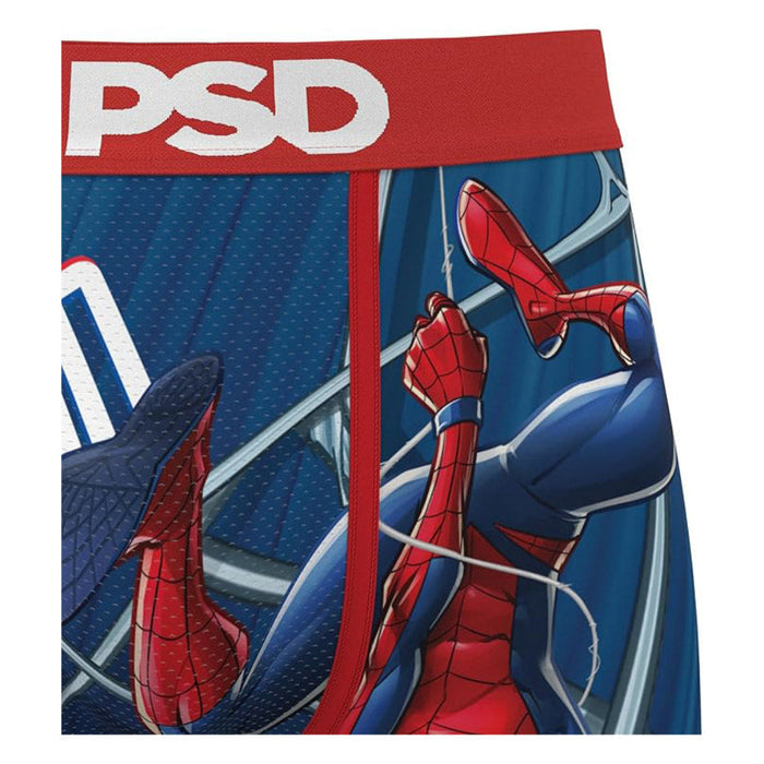 PSD Men's Multicolor Marvel Webbed Up Standard Length Boxer Briefs Extra Large Underwear - 425180114-MUL-XL