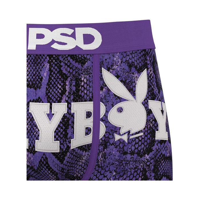 PSD Men's Multicolor Playboy Skins 7 Inch Inseam Moisture-Wicking 4-Way Stretch Boxer Brief Large Underwear - 424180008-MUL-L