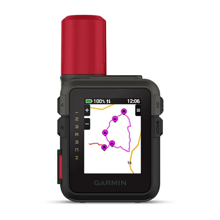 Garmin Unisex Black Rugged Global Satellite Communicator With Touchscreen Texting Photo & Voice Messaging Emergency SOS Messages & Battery Up To 350 Hours With 10-min InReach® Tracking Handheld GPS Units - 010-03387-10