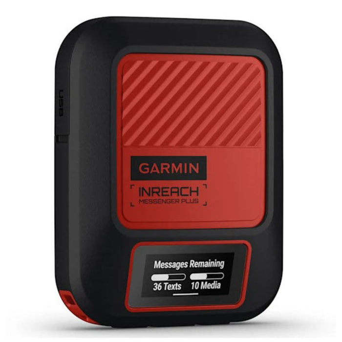 Garmin Unisex Black inReach® Messenger Plus SOS Satellite Communicator With Photo, Text & Voice Messaging Activity & Fitness Trackers - 010-02887-00