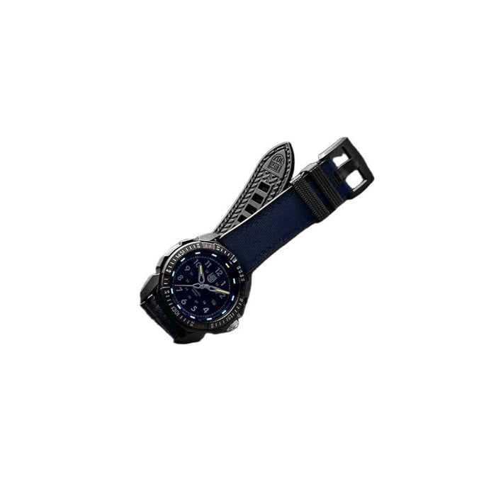 Luminox Men's Blue Dial Blue Rubber Band Analog Swiss Quartz Military Watch - XL.1003.ICE