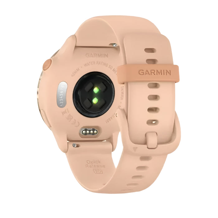 Garmin vívoactive® 6 Unisex AMOLED Display Up To 11 Days Of Battery Metallic Pink Dawn With Pink Dawn Band Health And Fitness GPS Smartwatch - 010-02985-03