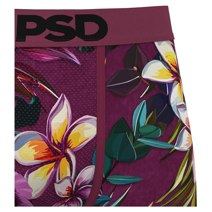 PSD Men's Multicolor Plumeria Boxer Briefs XX-Large Underwear - 425180042-MUL-XXL