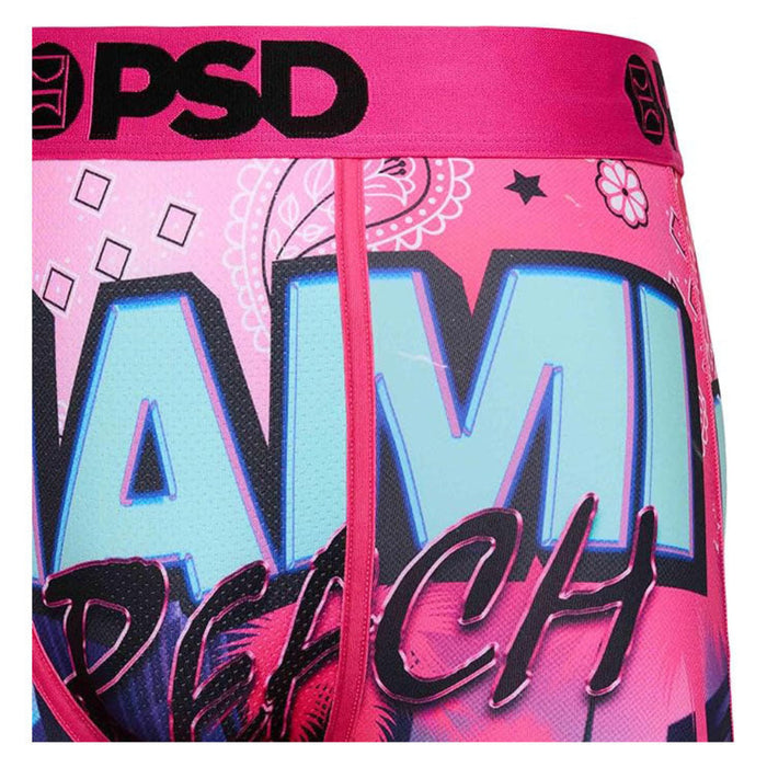 PSD Men's Multicolor Miami Beach Boxer Briefs Large Underwear - 124180048-MUL-L