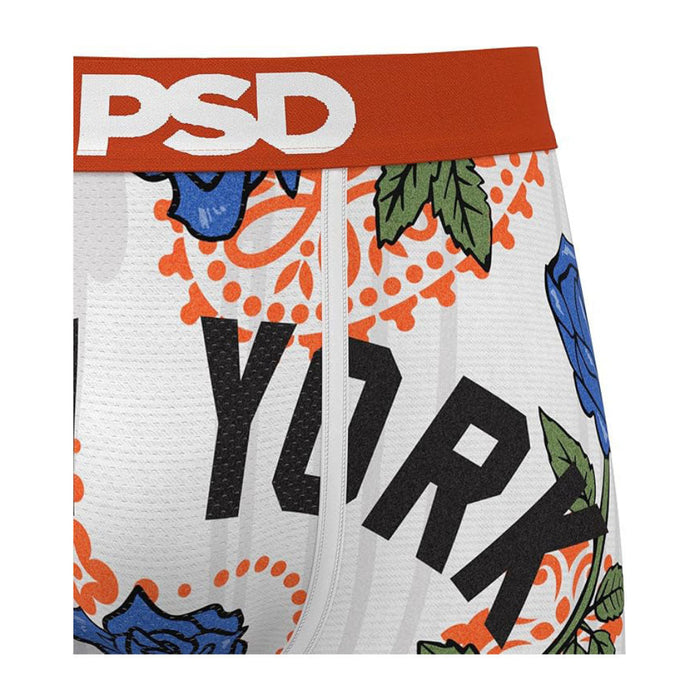 PSD Men's Multicolor New York Roses Boxer Briefs Small Underwear - 325180092-MUL-S
