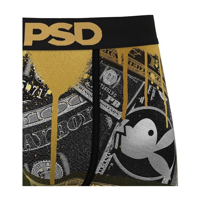 PSD Men's Multicolor Playboy Money Boxer Briefs Small Underwear - 324180007-MUL-S