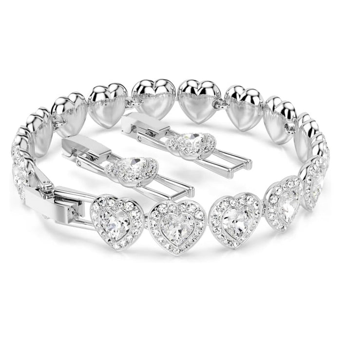 Swarovski Women's Clear Crystals Rhodium finished Ariana Grande x Soft Crystal Bracelet - 5720860
