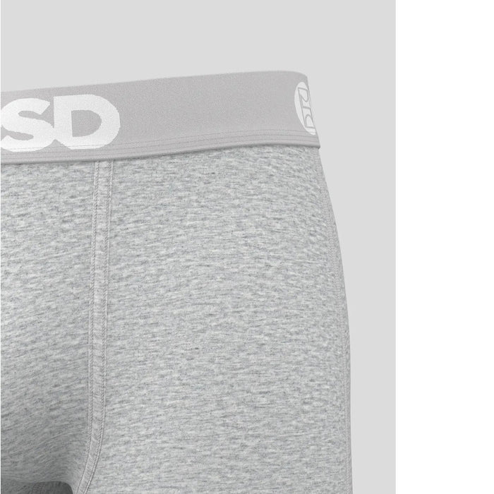 PSD Men's Gray Athl Grey Sld Modal Boxer Brief Medium Underwear - 224180164-GRY-M