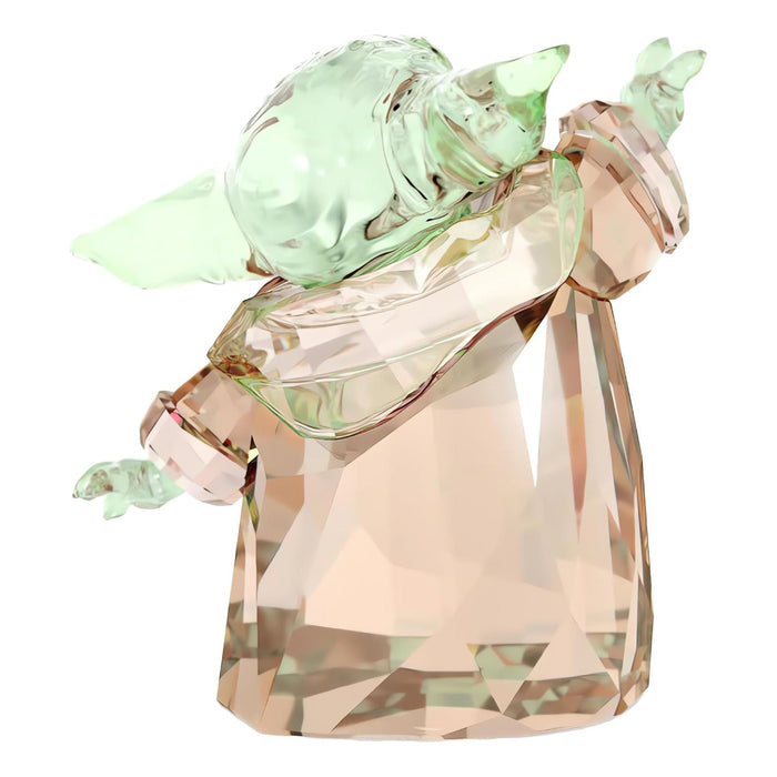 Swarovski Kid Teal And Brown Crystals Star Wars Mandalorian The Child Crystal Figurine - 5583201