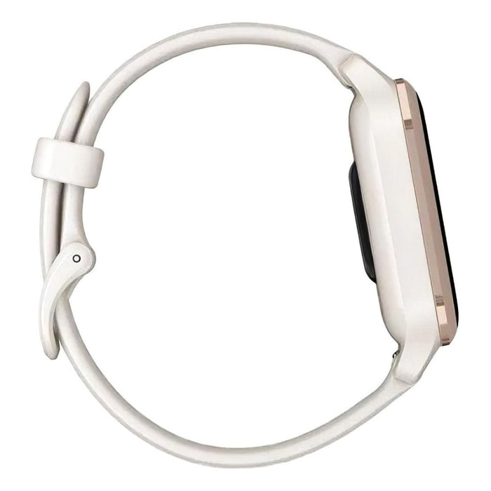 Garmin Venu Sq 2 Peach Gold and Ivory Music Edition All-Day Health Monitoring Long-Lasting Battery Life GPS Smartwatch - 010-02700-01