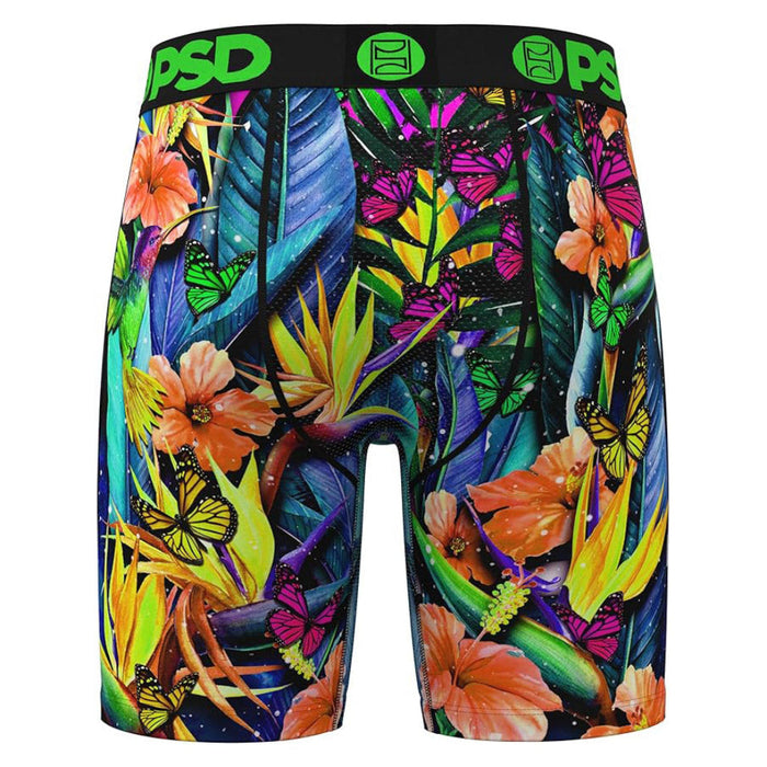 PSD Men's Multicolor Cosmic Jungle Boxer Briefs Small Underwear - 425180041-MUL-S