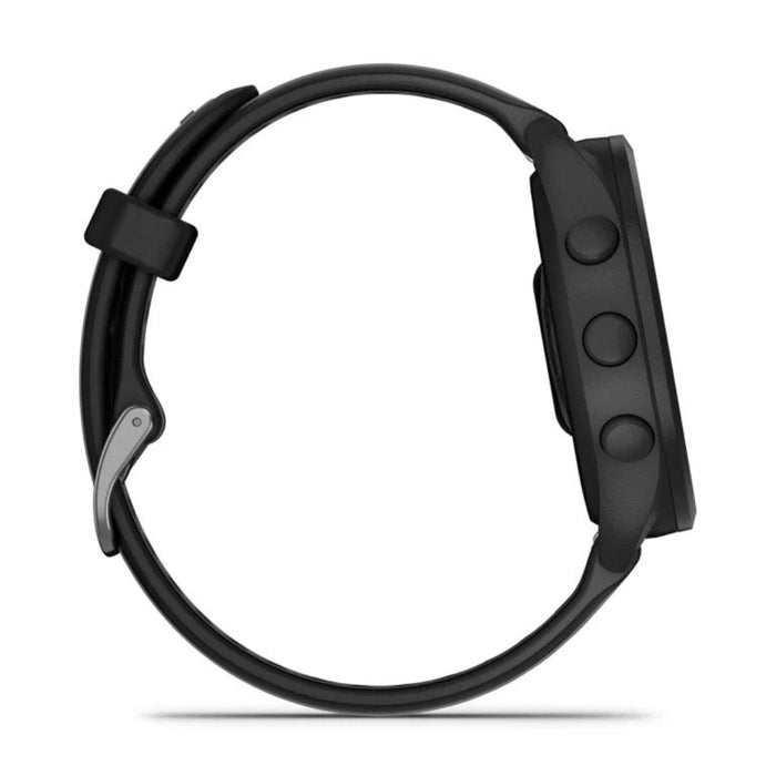 Garmin Unisex Black Forerunner 165 Music Colorful AMOLED Display Training Metrics and Recovery Insights Music on Your Wrist Running Smartwatch - 010-02863-30