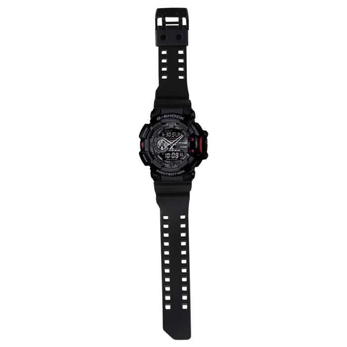 Casio Men's Black Dial Multicolor Resin Band Analog-Digital G-Shock Quartz Watch - GA-400-1BDR