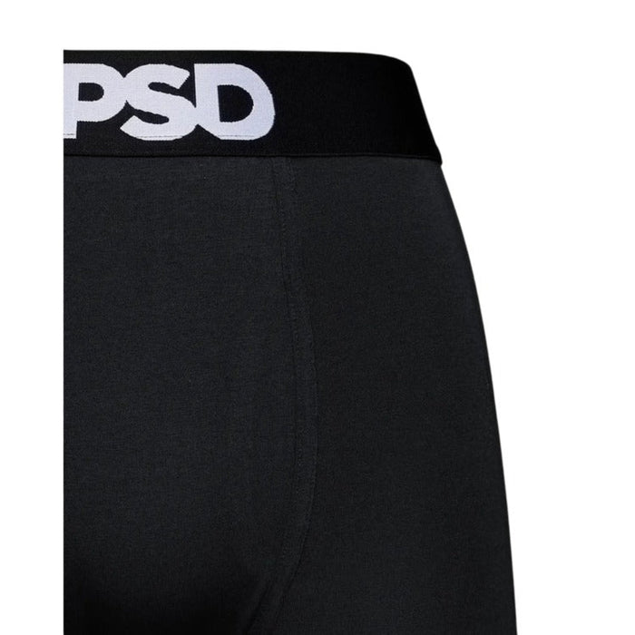 PSD Men's Modal Solids Black Boxer Briefs Medium Underwear - 322180166-BLK-M