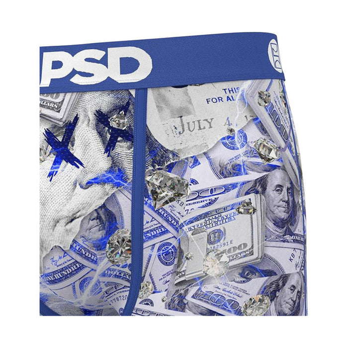 PSD Men's Multicolor Blu Hunned Boxer Briefs Large Underwear - 125180052-MUL-L