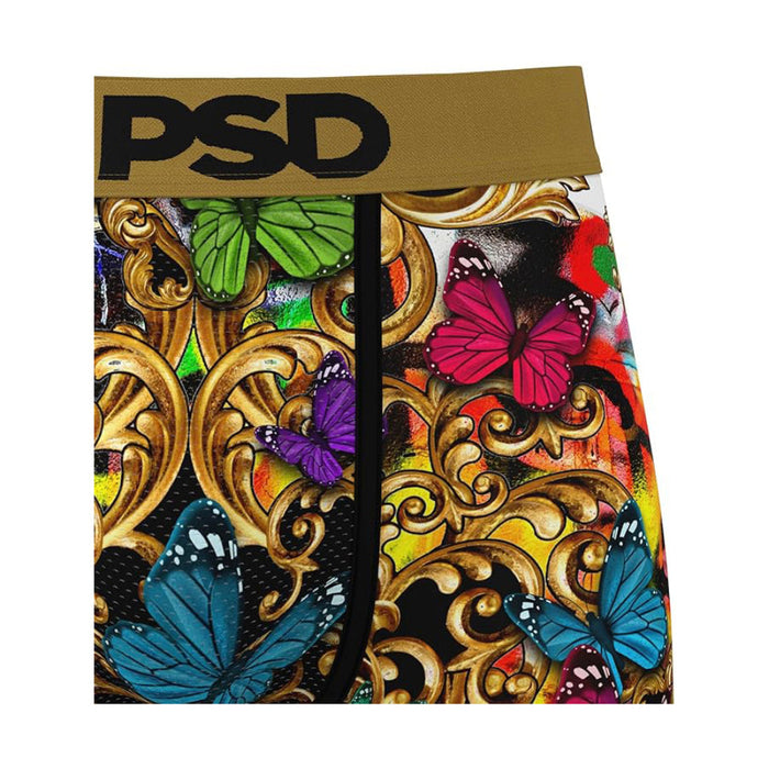 PSD Men's Multicolor Luxury Print Boxer Briefs Small Underwear - 424180060-MUL-S