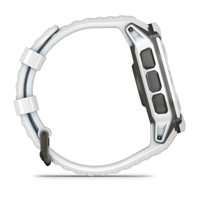 Garmin Instinct 2X Whitestone Built-in Flashlight Solar Charging Capability Multi-Band GNSS Rugged GPS Smartwatch - 010-02805-14