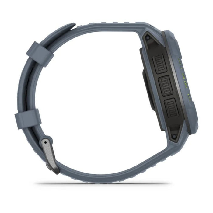 Garmin Instinct Crossover Blue Granite Silicone Analog Hands and Digital Display Rugged Hybrid Smartwatch - 010-02730-14