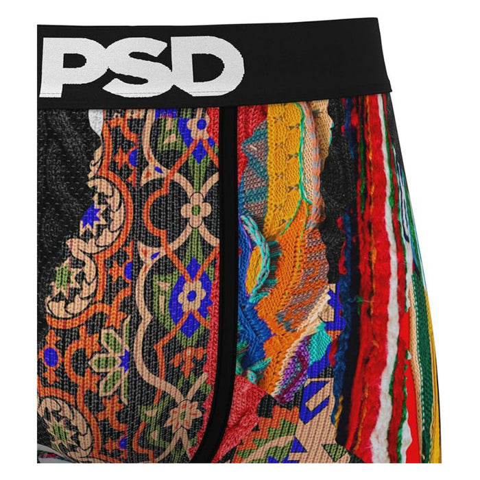 PSD Men's Multicolor Knit Split Boxer Briefs XX-Large Underwear - 425180072-MUL-XXL