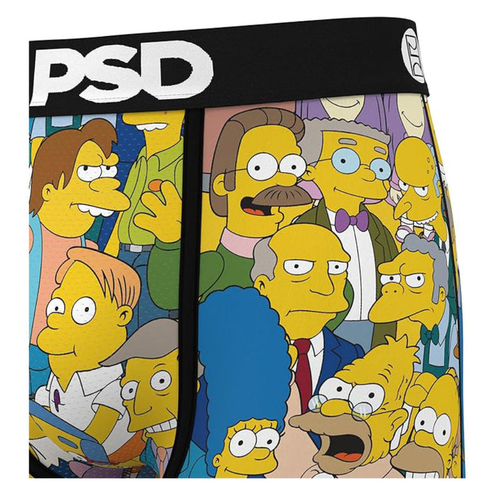 PSD Men's Multicolor Simpsons Squad Boxer Briefs Extra Large Underwear - 224180106-MUL-XL