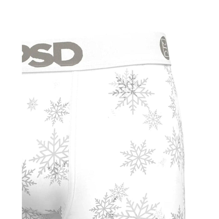 PSD Men's Multicolor Snowflake Modal Boxer Briefs Large Underwear - 424180074-MUL-L