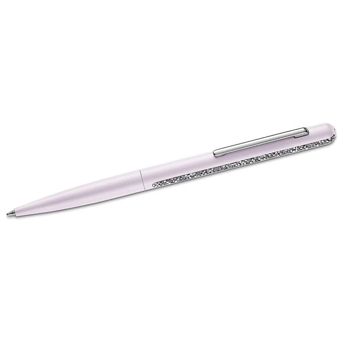Swarovski Women's Black Ink With Pink Crystals And Rose Gold Tone Bath Ballpoint Pen - 5595668