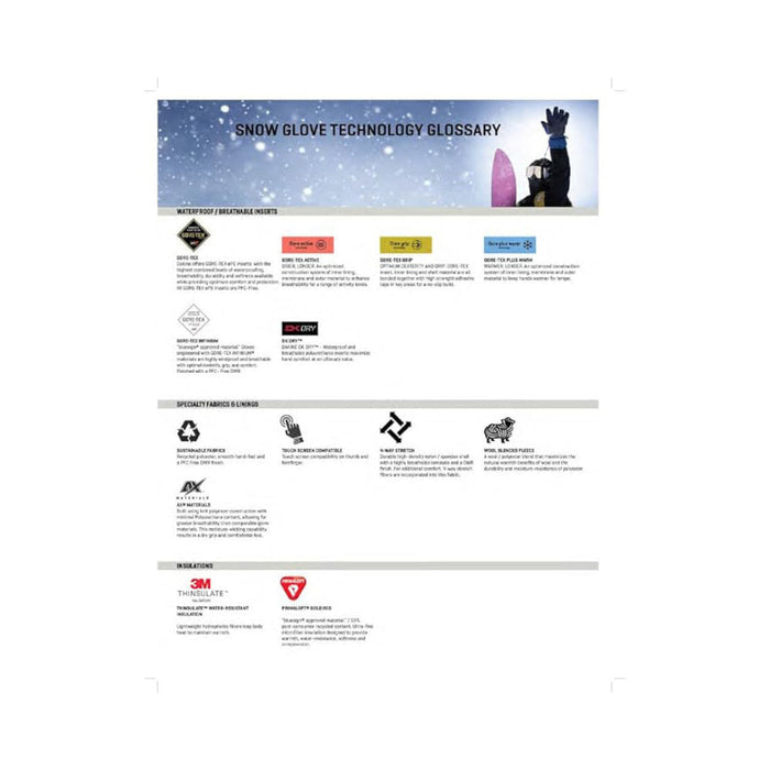 Dakine Men's Rubber Titan Gore-Tex Mitts X-Large Gloves - 10004299-RUBBER-XL