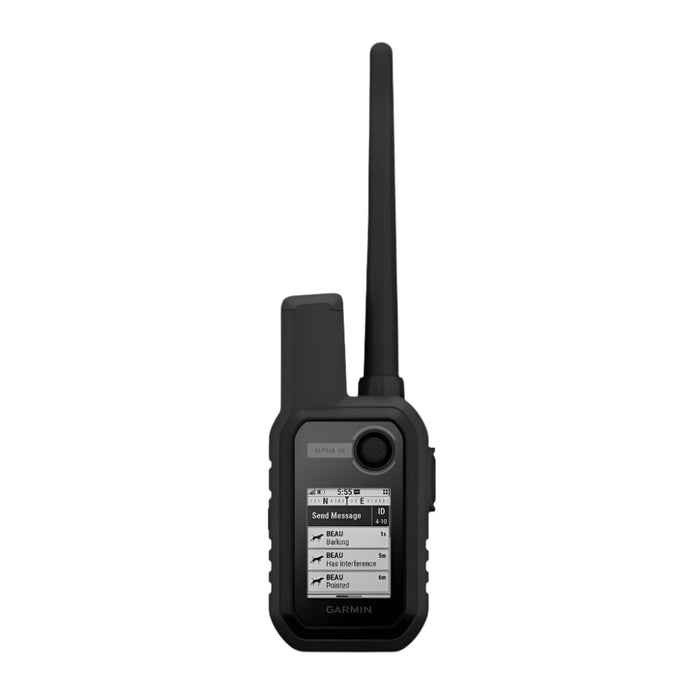 Garmin Alpha 10 Handheld Black Compact Tracking And Training Handheld Use On Its Own or With Smartphone/Garmin Dog Tracking Devices - 010-02290-50