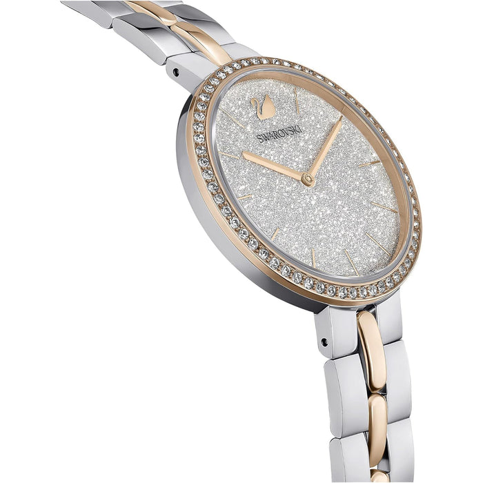 Swarovski Women's White Dial Rose Gold Stainless steel Band Cosmopolitan Crystal Quartz Watch - 5644081