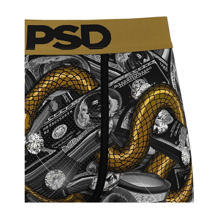 PSD Men's Multicolor Mamba Money 7 Inch Inseam Moisture-Wicking 4-Way Stretch Boxer Briefs Medium Underwear - 424180047-MUL-M