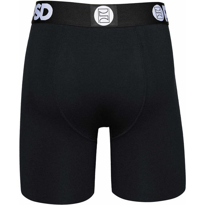 PSD Men's Multicolor Moisture-Wicking Fabric 95/5 Blk 3-Pack Boxer Briefs Medium Underwear - 322180160-MUL-M