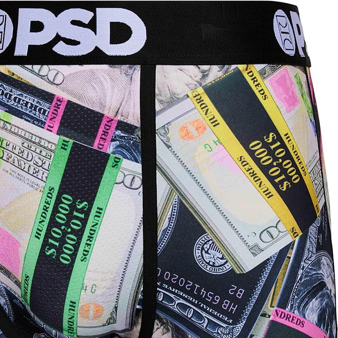 PSD Men's Multicolor Neon Bands Boxer Briefs Underwear - 124180005-MUL