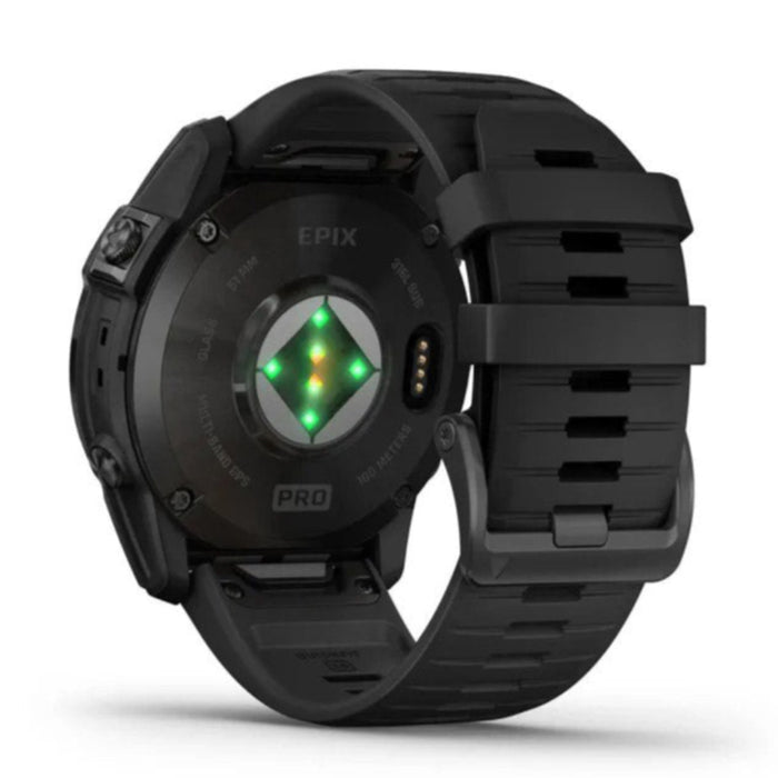Garmin epix Pro (Gen 2) 51mm Black Advanced Training Technology Built-in Flashlight High Performance Smartwatch - 010-02804-20