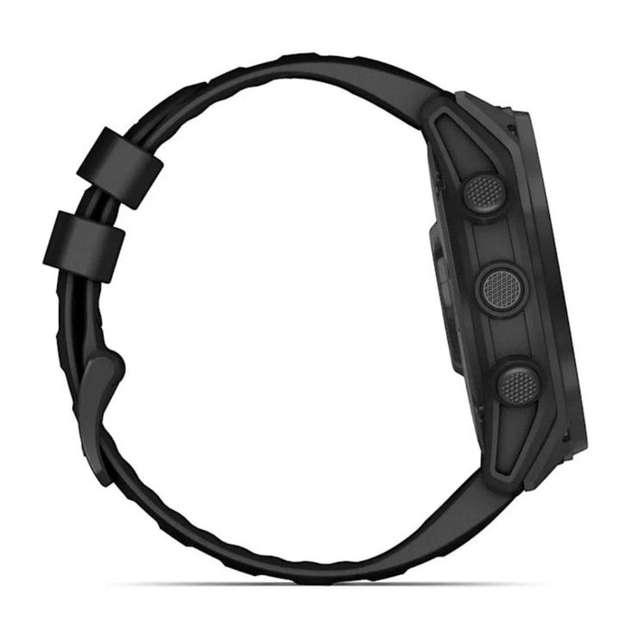 Garmin tactix® 8 51MM Unisex Black With Titanium Caseback And Black Silicone Band Solar Charged Display Includes Applied Ballistics Ultralight™ Solver Premium Tactical GPS Smartwatch - 010-03407-00