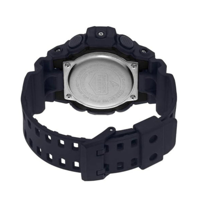 Casio Men's Black Dial Black Resin Band Analog-Digital G-Shock Quartz Watch - GA-700-1BDR