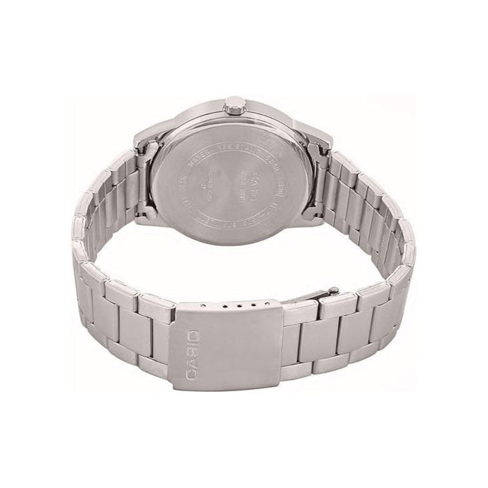 Casio Men's Black dial Silver Band Analog Quartz Watch - MTP-1303D-1AVDF