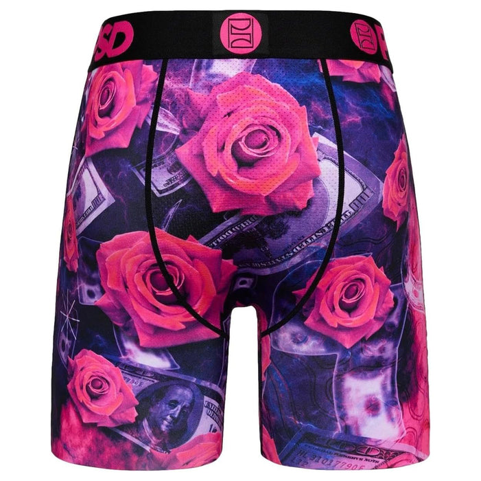 PSD Men's Multicolor Space Rose Boxer Briefs Underwear - 124180023-MUL