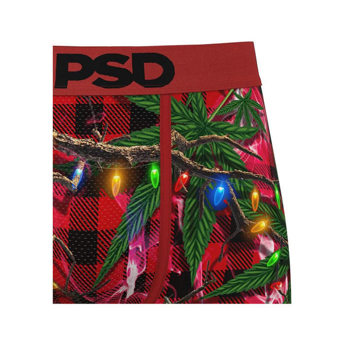 PSD Men's Multicolor Christmas Chronic Boxer Briefs Medium Underwear - 424180073-MUL-M