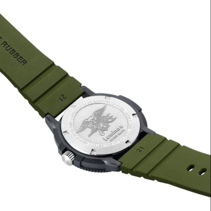 Luminox Men's Green Dial Green Band Analog Swiss Quartz Watch - XS.3013.EVO.S
