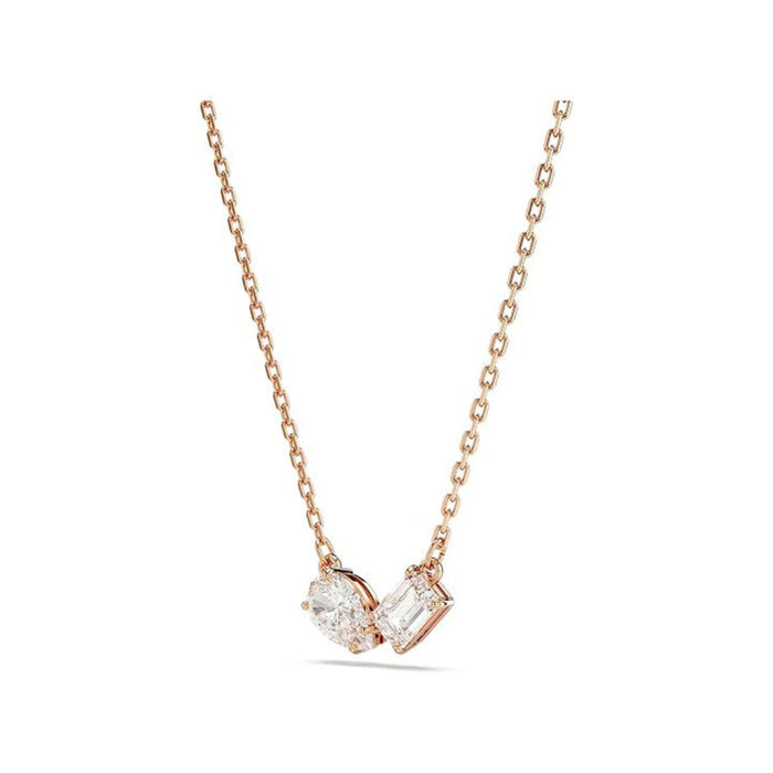 Swarovski Women's Clear Mixed-Cut Stones in a Rose Gold-Tone Finished Setting Mesmera Necklace and Bracelet Set - 5684779